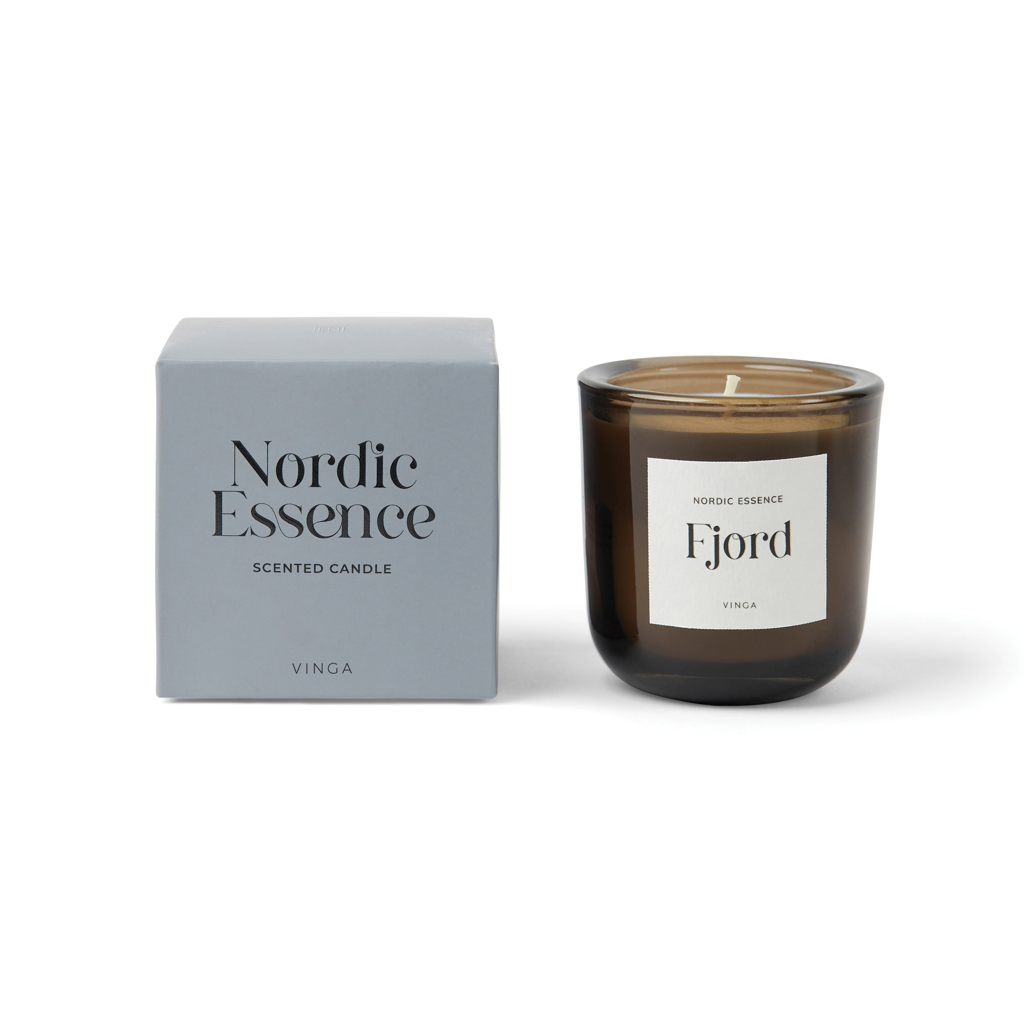 Vinga Nordic Essence Duftkerze klein – Sojawachs im Glas Vinga Nordic Essence Duftkerze klein – Sojawachs im Glas
