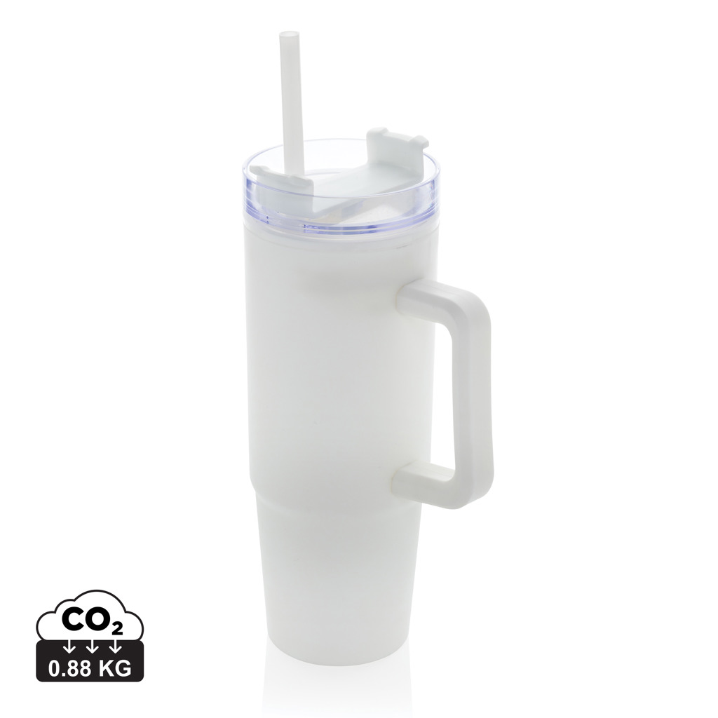 Tana Becher 750 ml aus RCS-recyceltem Kunststoff mit Griff – bedruckbar als Werbeartikel Tana Becher 750 ml aus RCS-recyceltem Kunststoff mit Griff – bedruckbar als Werbeartikel