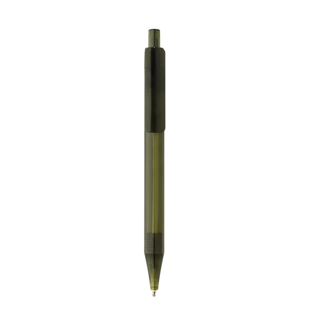 GRS rPET X8 Stift transparent – Edles Werbegeschenk für Events und Messen