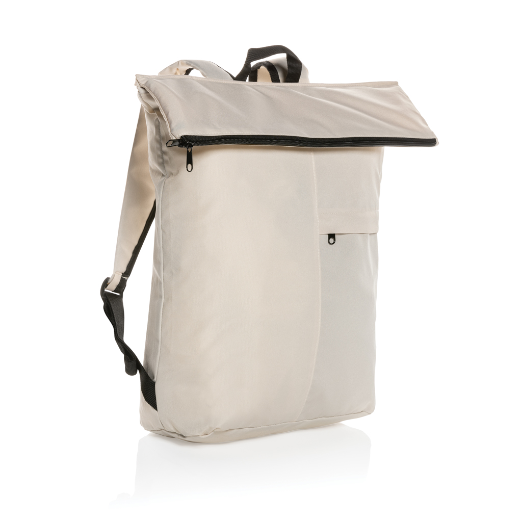 Dillon AWARE RPET faltbarer Lightweight-Rucksack mit Logo bedruckbar