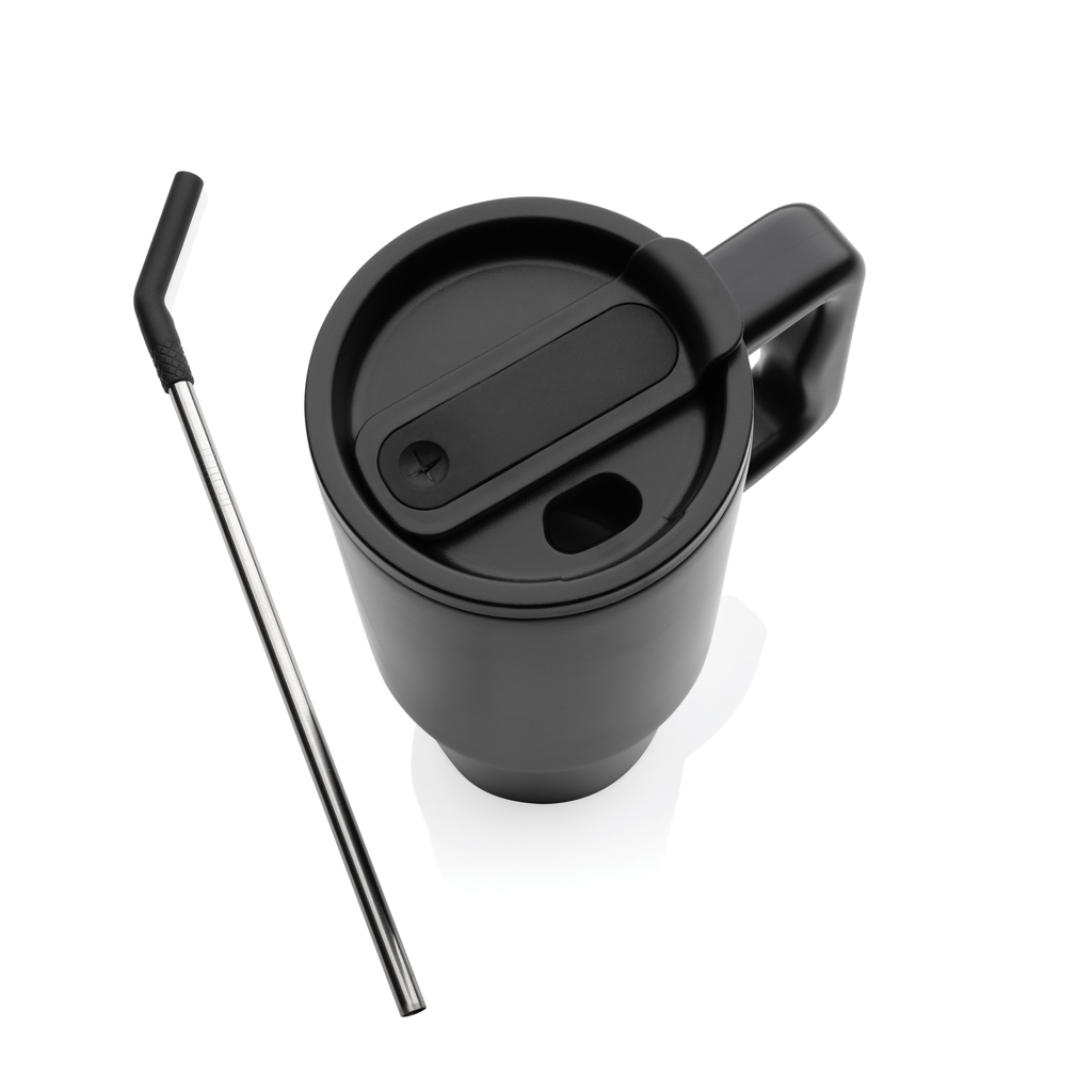 XD Collection Embrace Deluxe Thermobecher 900 ml aus RCS-recyceltem Edelstahl, gravur- und druckfähig XD Collection Embrace Deluxe Thermobecher 900 ml aus RCS-recyceltem Edelstahl, gravur- und druckfähig
