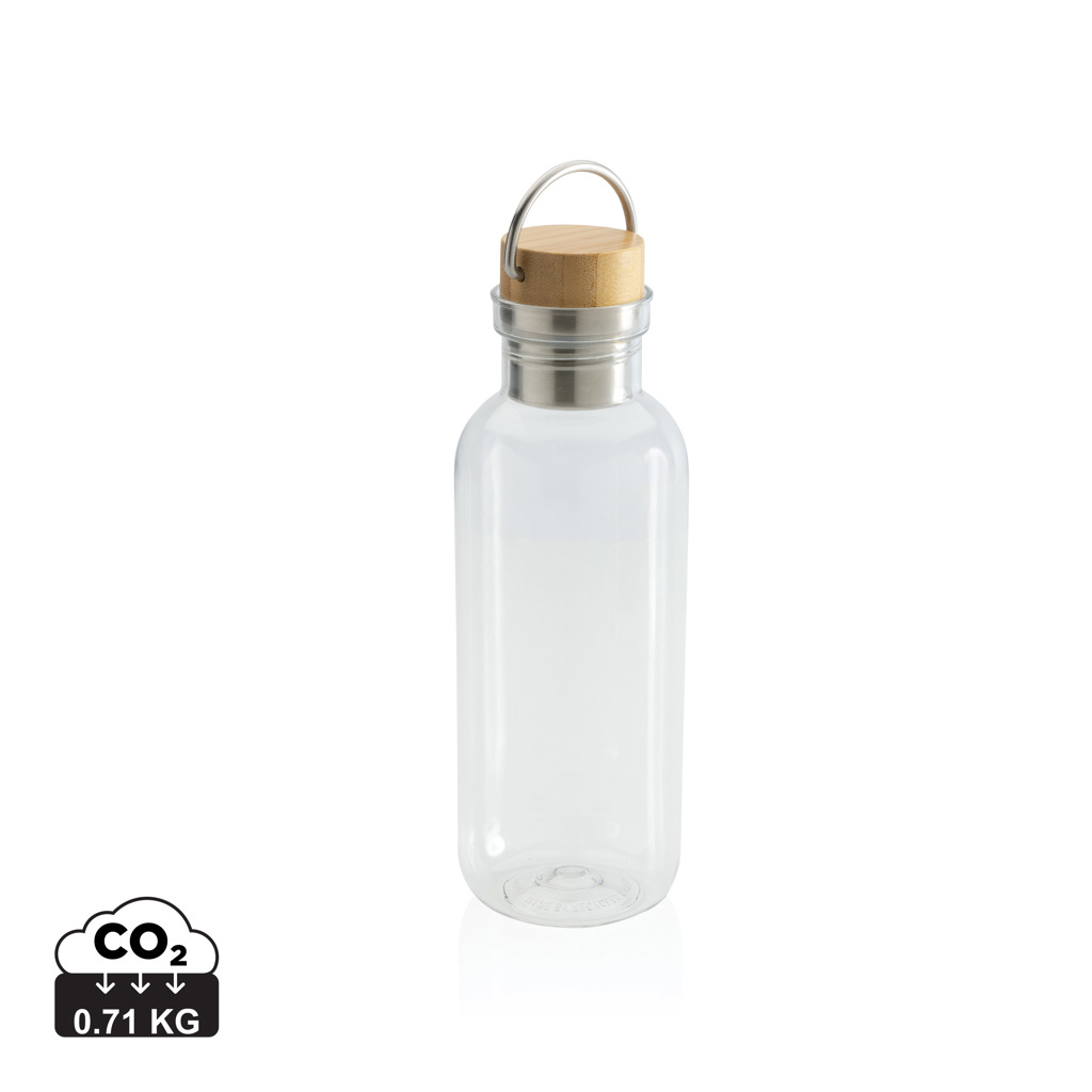 RCS rPET Trinkflasche mit FSC-Bambusdeckel und Griff, 680 ml — XD Collection RCS rPET Trinkflasche mit FSC-Bambusdeckel und Griff, 680 ml — XD Collection