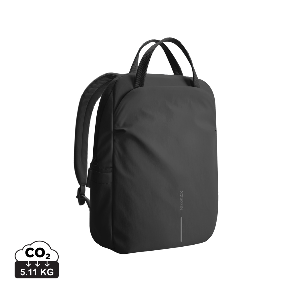 XD Design Soft Tote Rucksack mit Anti-Diebstahl-Duo-Zipper aus recyceltem Nylon