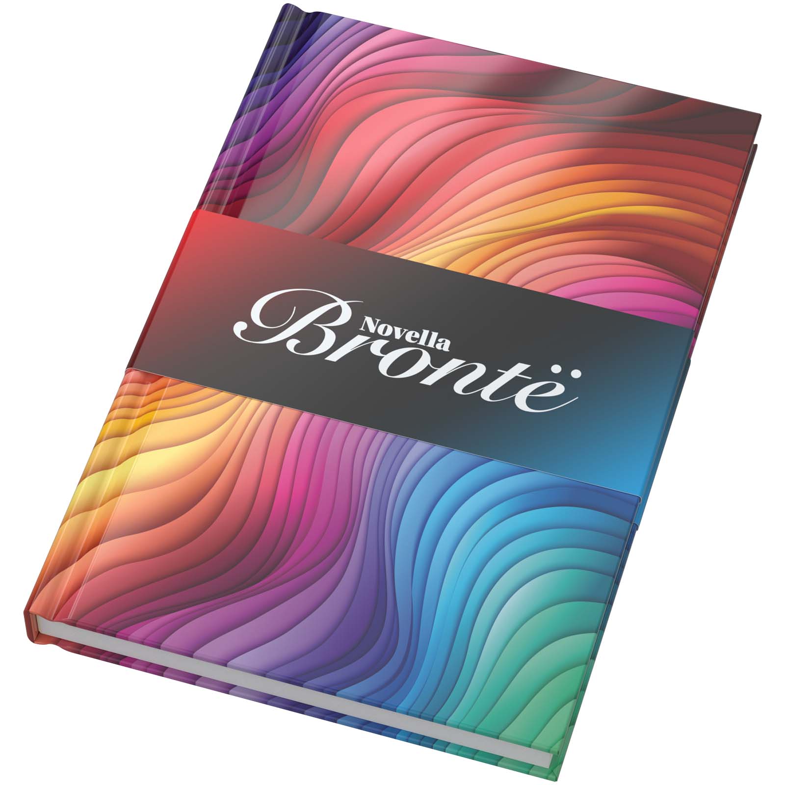Novella Brontë A5 Hardcover Notizbuch mit glänzendem Finish – 100 Blatt