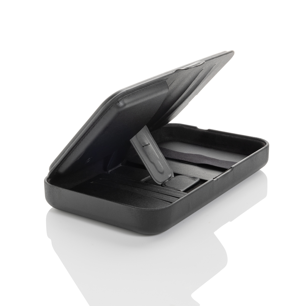 Swiss Peak Travel-Case mit 3-in-1-Wireless-Charger aus RCS-recyceltem PU