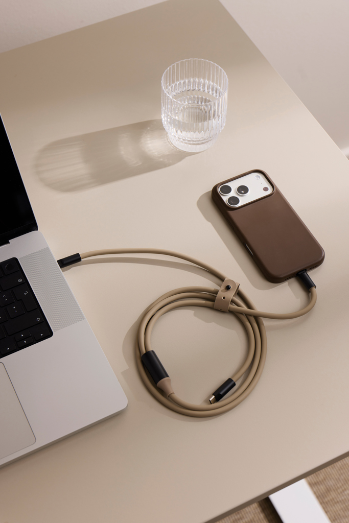 VINGA Baltimore Silikon-Multiladekabel USB-C auf 2x USB-C, 100 W, 120 cm