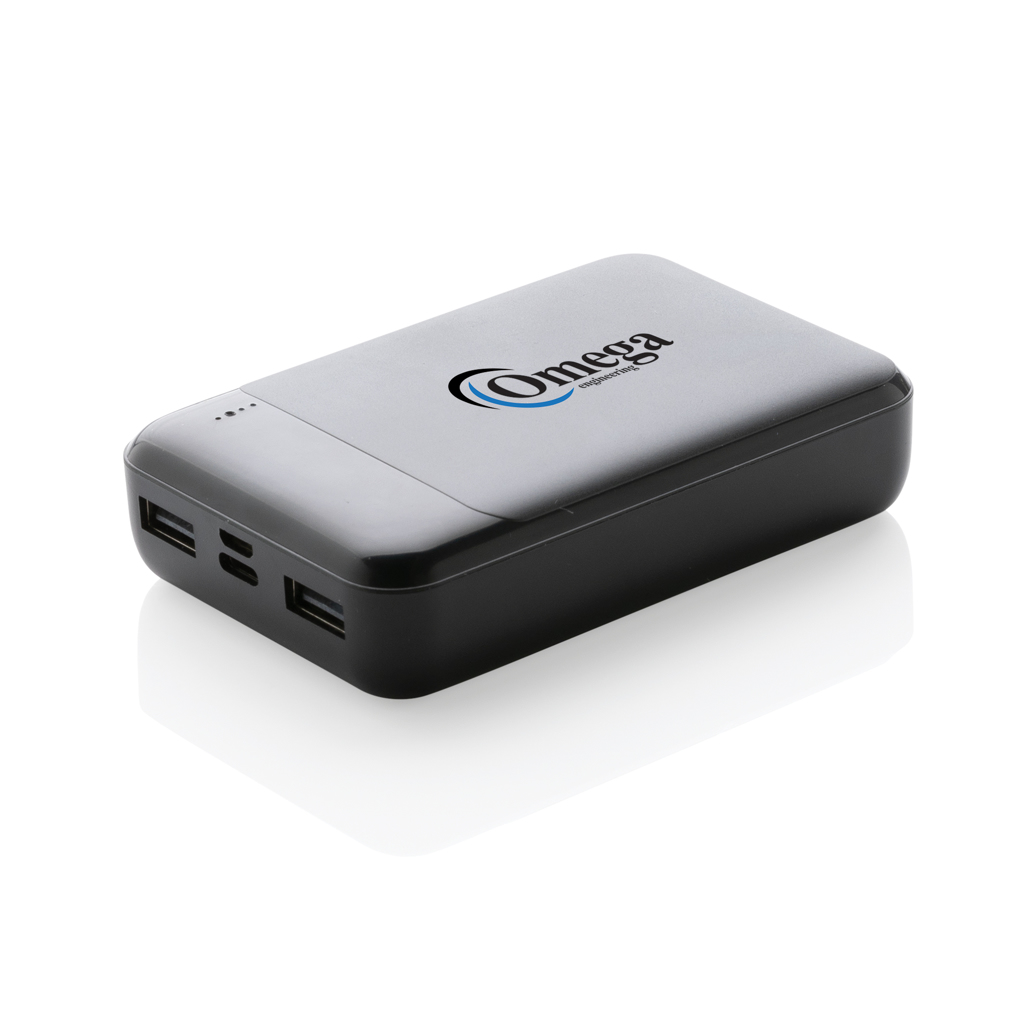 XD Collection 10.000 mAh Powerbank aus RCS-recyceltem ABS — bedruckbar