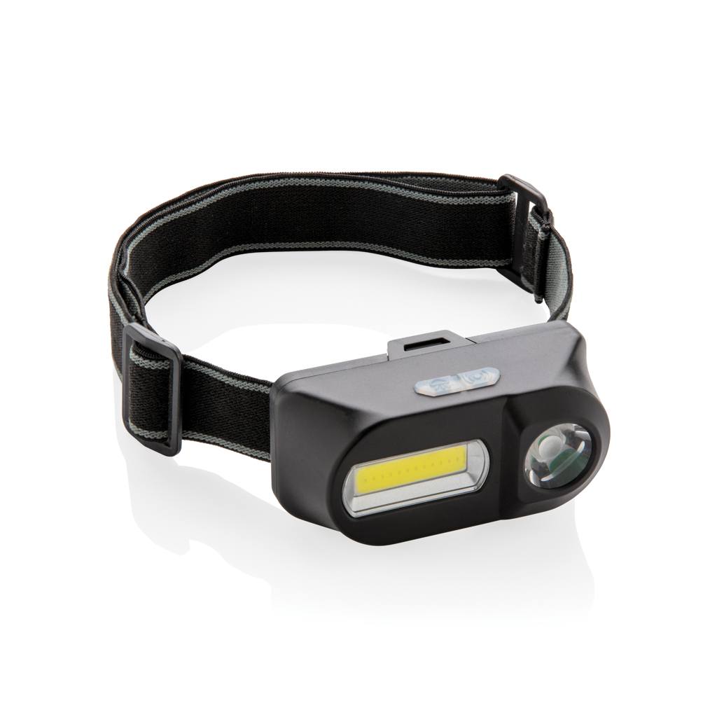 XD Collection COB und LED Stirnlampe mit Tampondruck