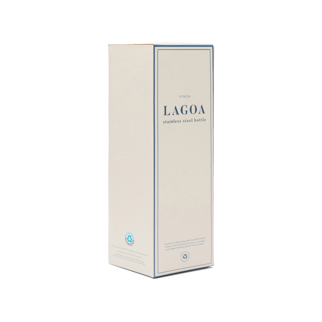VINGA Lagoa Isolierflasche 600 ml aus RCS-Edelstahl, mit Logo veredelbar VINGA Lagoa Isolierflasche 600 ml aus RCS-Edelstahl, mit Logo veredelbar
