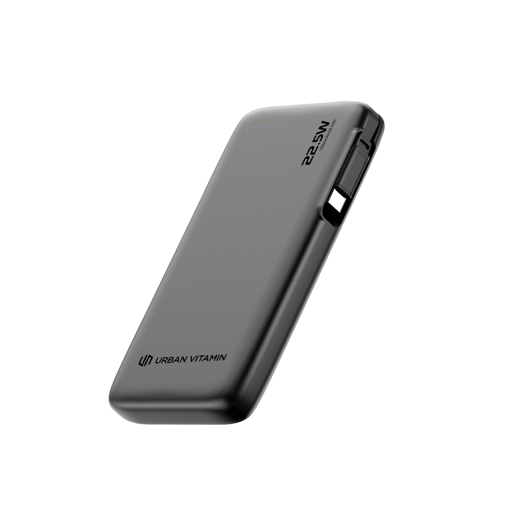 Urban Vitamin Emeryville Powerbank 10.000 mAh mit integriertem USB-C-Kabel Urban Vitamin Emeryville Powerbank 10.000 mAh mit integriertem USB-C-Kabel