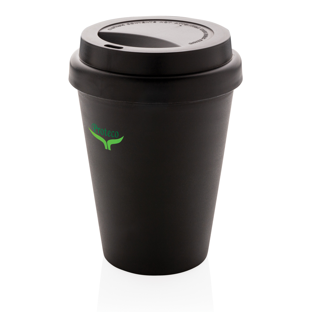 XD Collection Kaffeebecher doppelwandig 300 ml aus PP, bedruckbar XD Collection Kaffeebecher doppelwandig 300 ml aus PP, bedruckbar