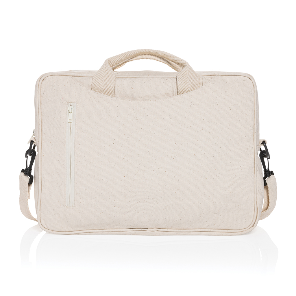Laluka AWARE Laptop-Tasche 15,4 Zoll aus recycelter Baumwolle (XD Collection) – bedruckbar oder bestickbar