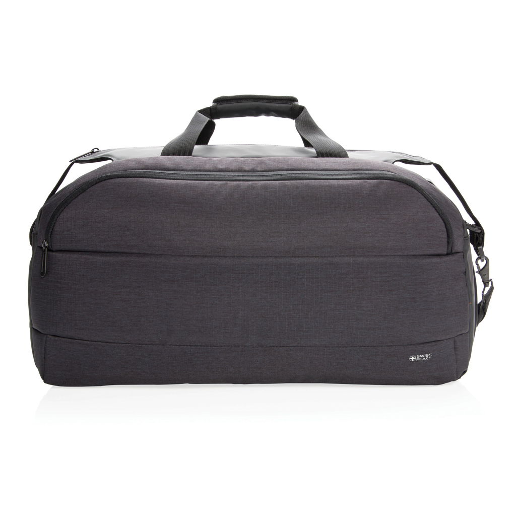 Business-Weekender mit USB-Port & Frontfach – anthrazit Business-Weekender mit USB-Port & Frontfach – anthrazit