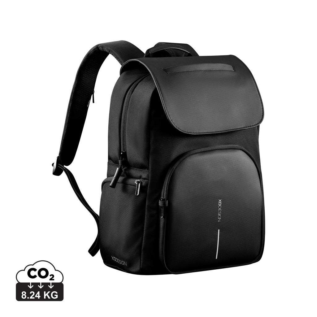 XD Design Soft Daypack — RPET-Rucksack mit RFID-Fach und 16-Zoll-Laptopfach, bedruckbar XD Design Soft Daypack — RPET-Rucksack mit RFID-Fach und 16-Zoll-Laptopfach, bedruckbar