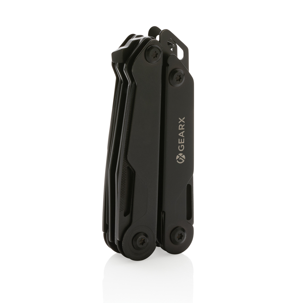 GearX Multitool 13 Funktionen mit Zange aus 420er Edelstahl, schwarz