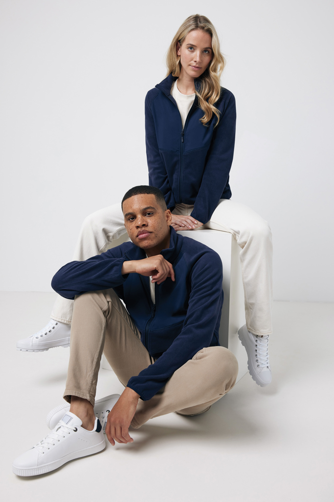 iqoniq Talung Mikrofleece-Jacke aus 100% recyceltem Polyester (Unisex) mit Logo-Veredelung iqoniq Talung Mikrofleece-Jacke aus 100% recyceltem Polyester (Unisex) mit Logo-Veredelung