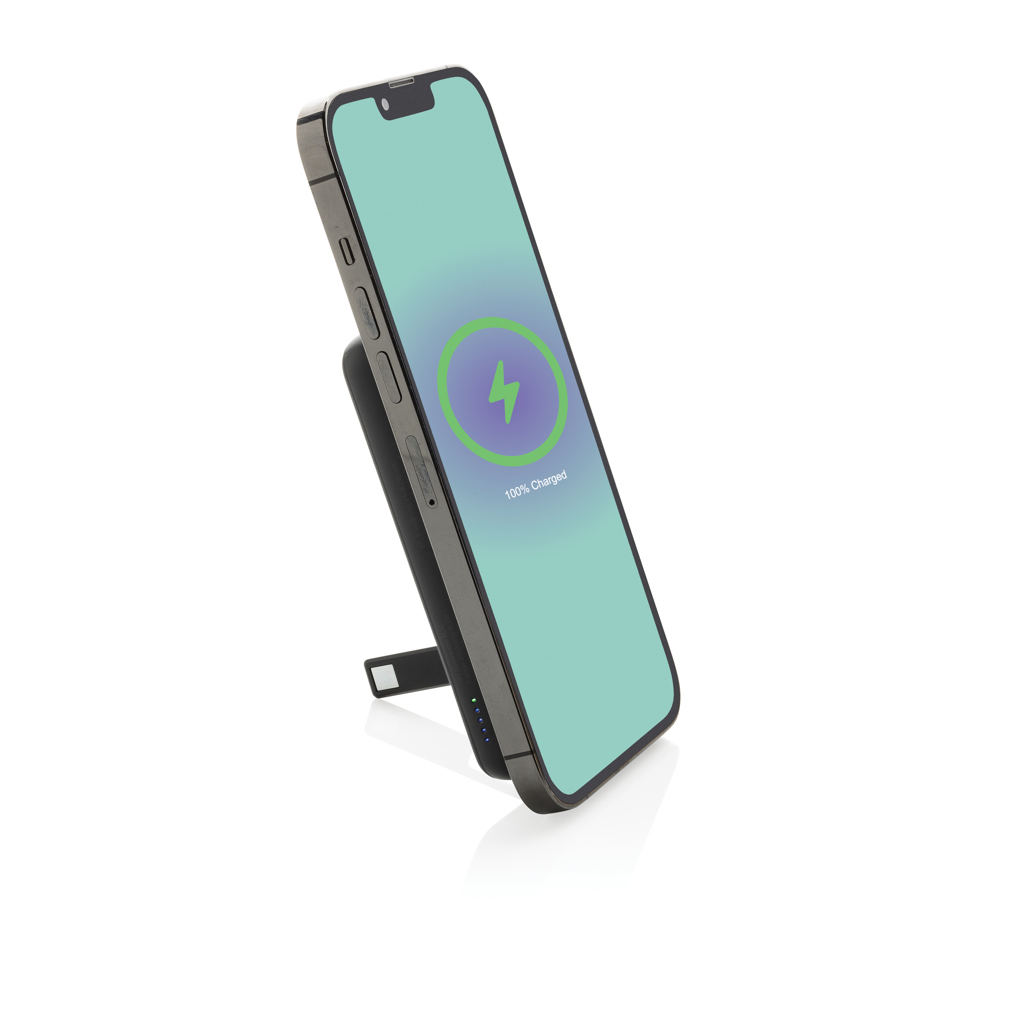 XD Collection Zen 5000mAh Wireless Bambus-Powerbank aus recyceltem ABS