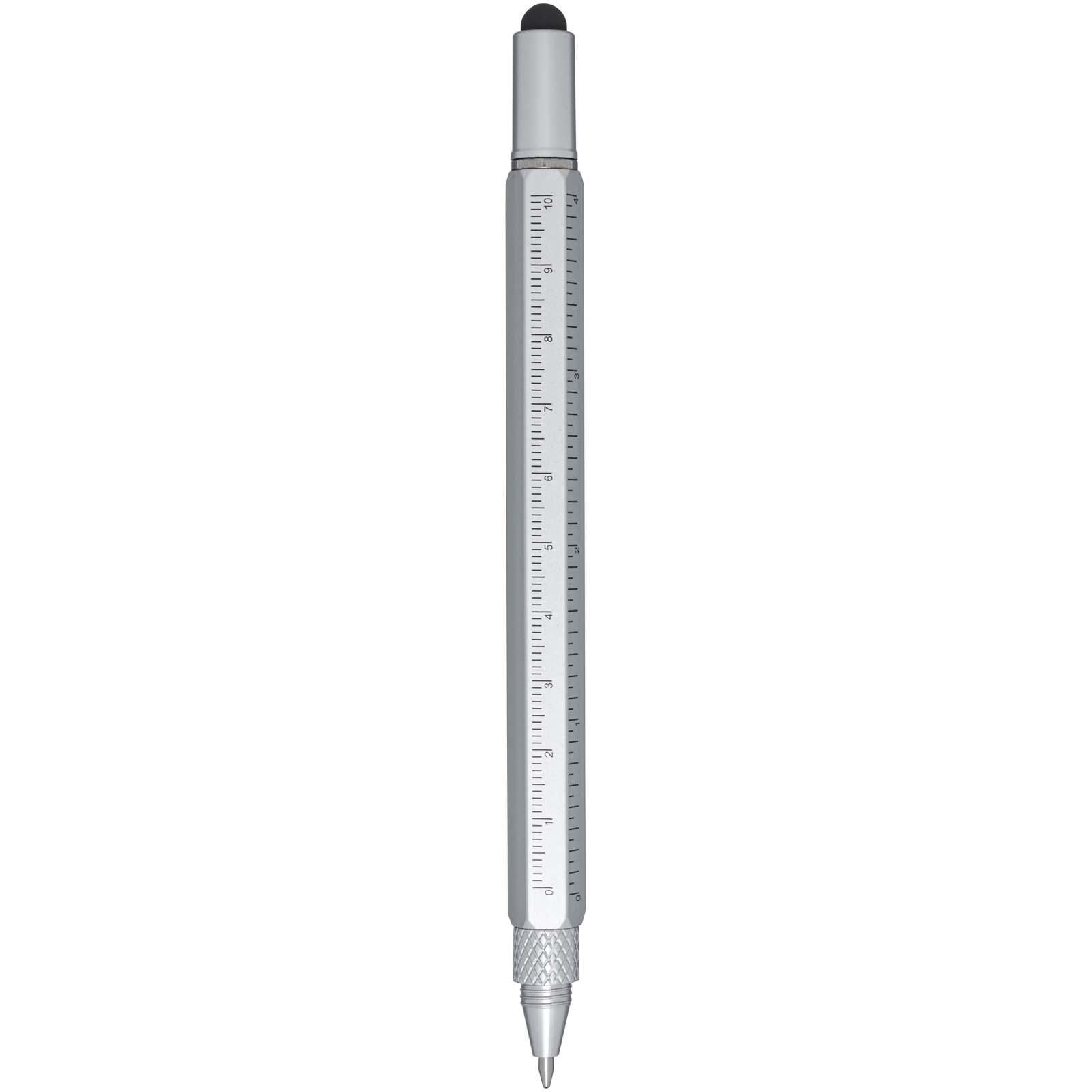 Dora Multifunktionsstift aus recyceltem Aluminium (schwarze Mine)