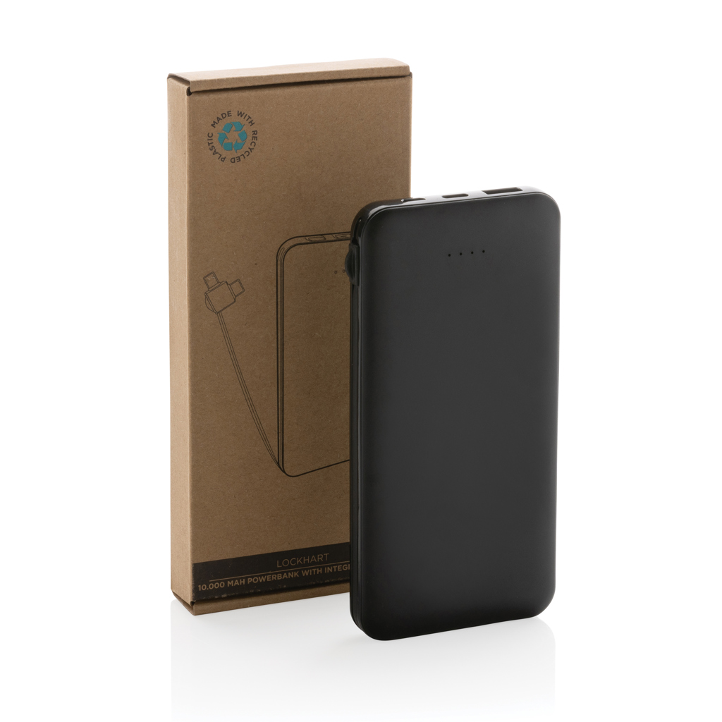 Lockhart Flat 10.000mAh RCS-Powerbank – Innovatives Werbegeschenk mit Logo Lockhart Flat 10.000mAh RCS-Powerbank – Innovatives Werbegeschenk mit Logo