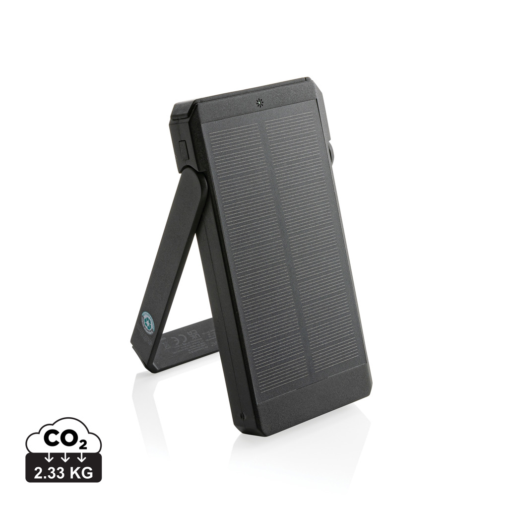 XD Xclusive Skywave Solar-Powerbank 10.000 mAh aus RCS-recyceltem ABS