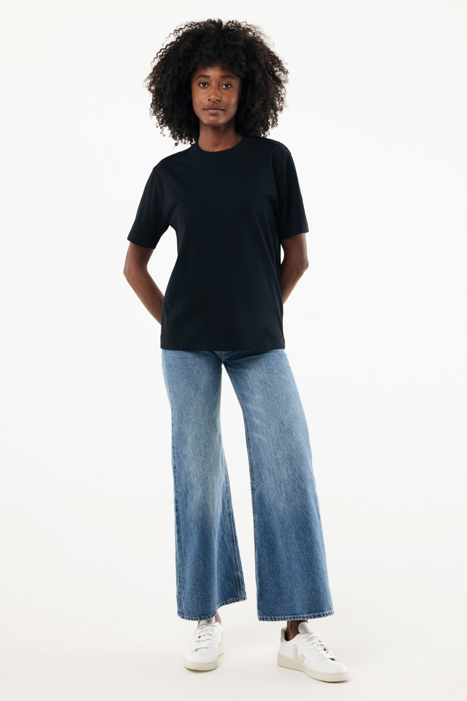 IQONIQ Nikko Heavyweight T-Shirt 220 g/m² aus 50 % Recycling- und 50 % Bio-Baumwolle, OEKO-TEX, mit Logo veredelbar