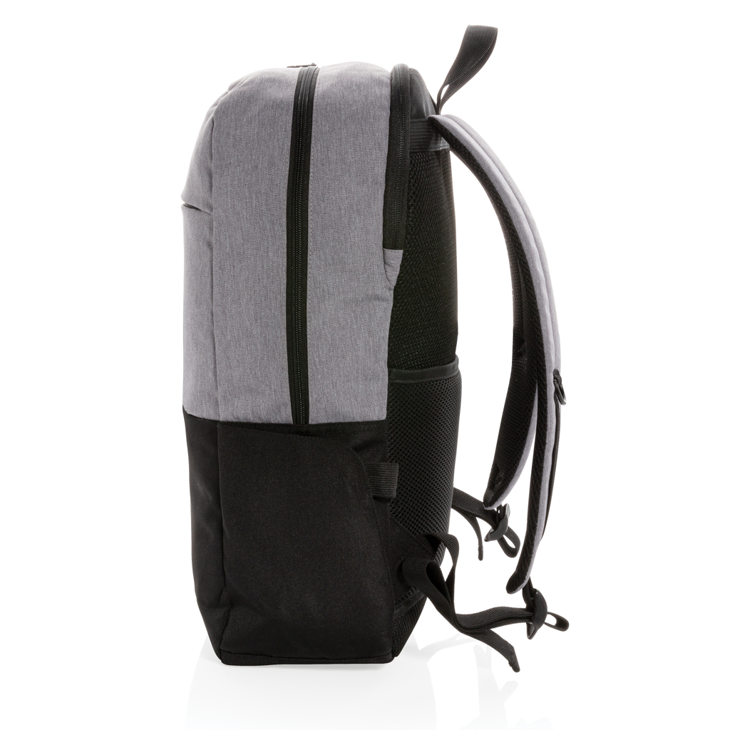 XD Collection Laptop-Rucksack 15,6 Zoll mit USB-Port und RFID-Schutz, PVC-frei