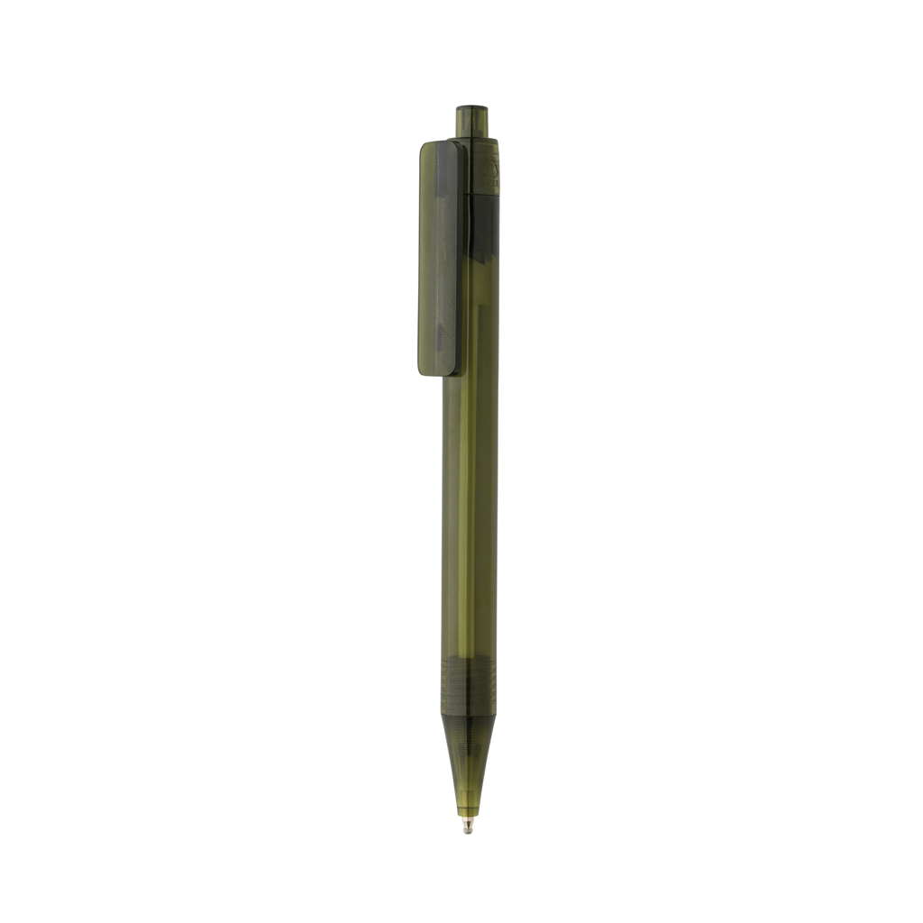 GRS rPET X8 Stift transparent – Edles Werbegeschenk für Events und Messen
