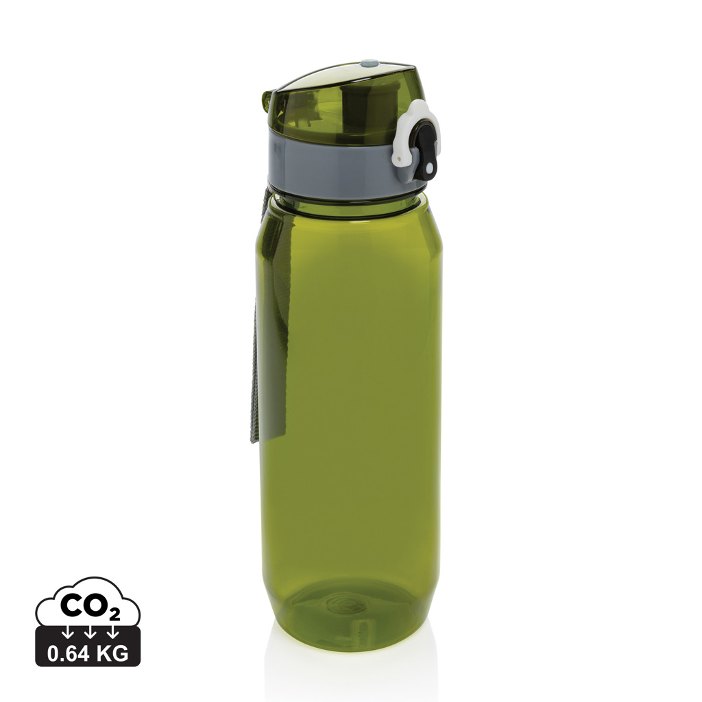 Yide Wasserflasche 800 ml aus 73 % recyceltem RCS-rPET, bedruckbar