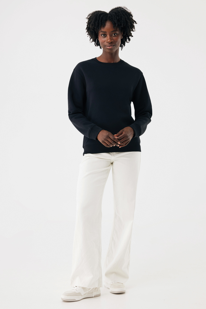 IQONIQ Torla Rundhals-Pullover aus Baumwolle, 340 g/m², bedruck- und bestickbar