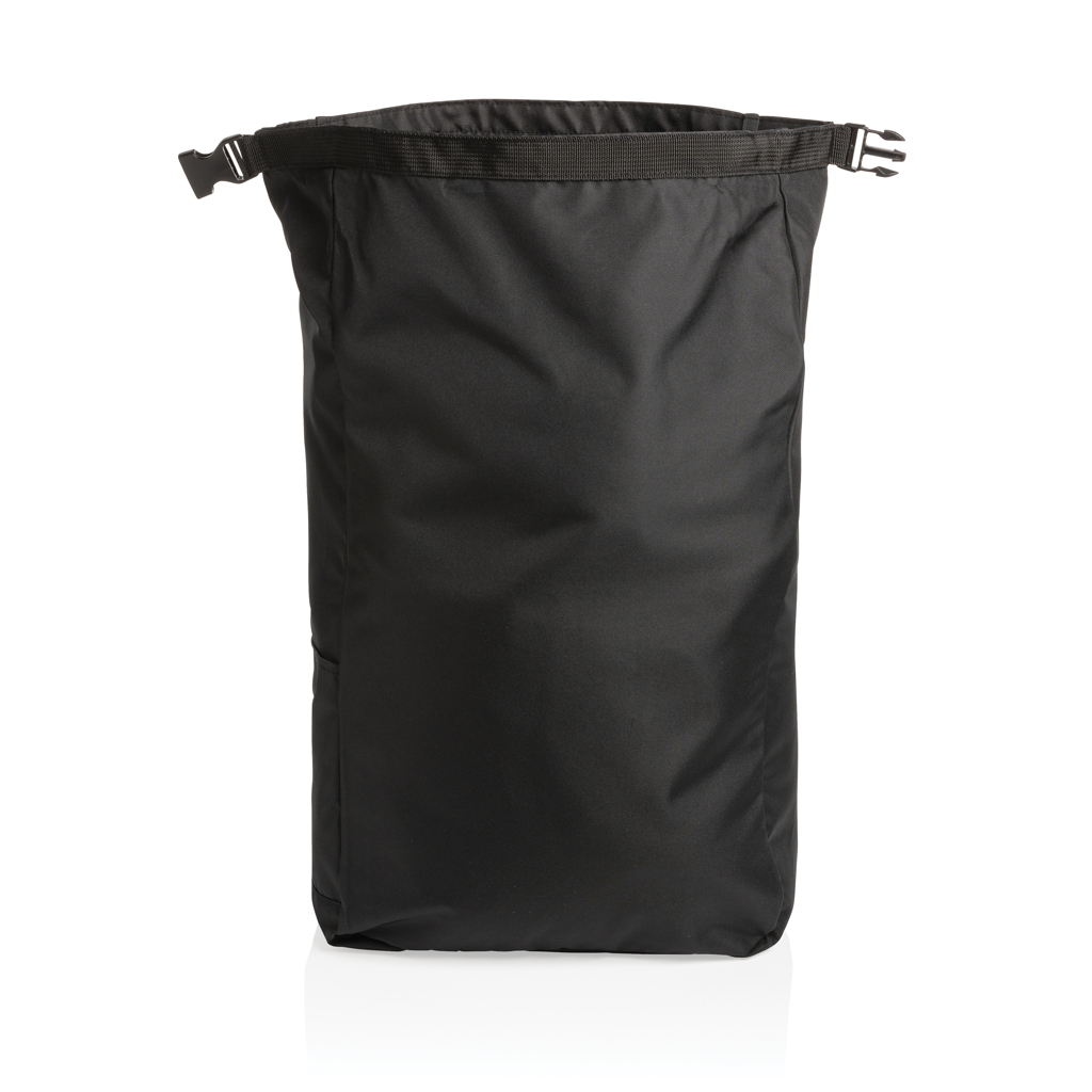 XD Collection Impact AWARE RPET Rolltop-Rucksack mit Logo bedruckbar