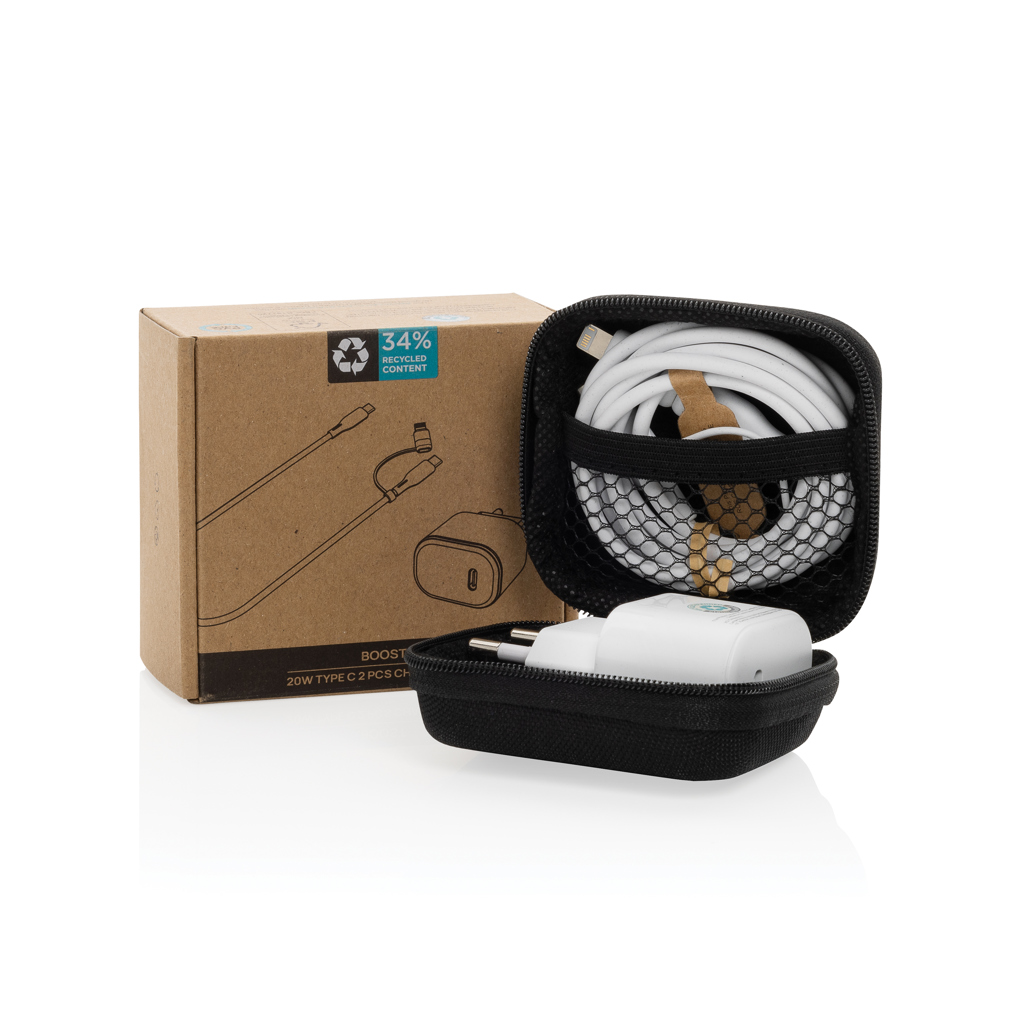 Boost Power Duo 20W RCS-Ladeset - Ideales Werbegeschenk mit Logo