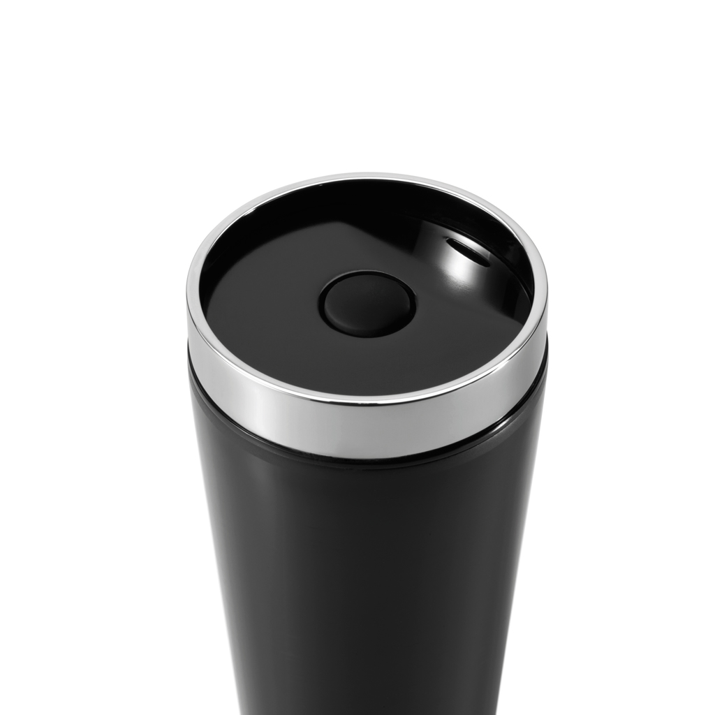 XD Collection Becher Shake-It 350 ml Edelstahl mit Push-Knopf