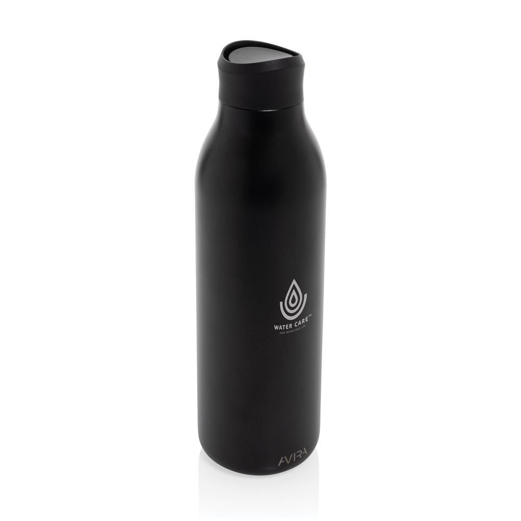 Avira Alok 360 Klick-Trinkflasche 600 ml aus RCS-zertifiziert recyceltem Edelstahl mit Logo bedruckbar