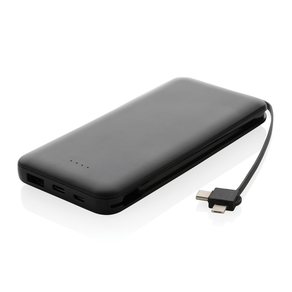 Lockhart Flat 10.000mAh RCS-Powerbank – Innovatives Werbegeschenk mit Logo Lockhart Flat 10.000mAh RCS-Powerbank – Innovatives Werbegeschenk mit Logo