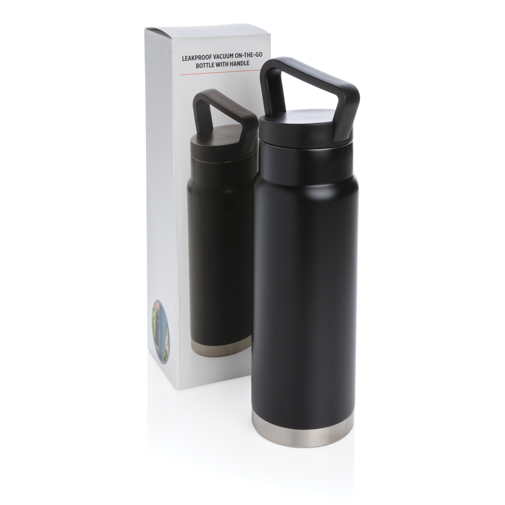 XD Collection Vakuum-Flasche 650 ml mit Tragegriff, Edelstahl