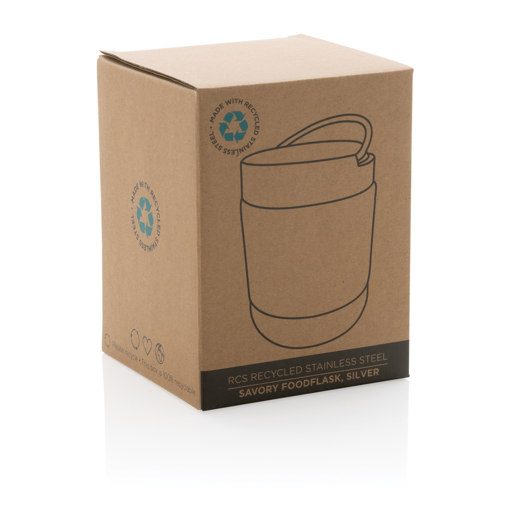Savory Edelstahl Frischhaltebehälter 400ml RCS-zertifiziertes Werbegeschenk Savory Edelstahl Frischhaltebehälter 400ml RCS-zertifiziertes Werbegeschenk