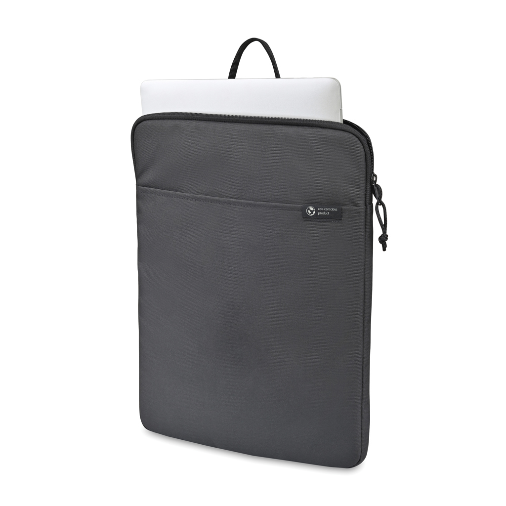 Renew AWARE rPET 16 Zoll Laptop Sleeve schwarz, gepolstert, mit Logo bedruckbar Renew AWARE rPET 16 Zoll Laptop Sleeve schwarz, gepolstert, mit Logo bedruckbar