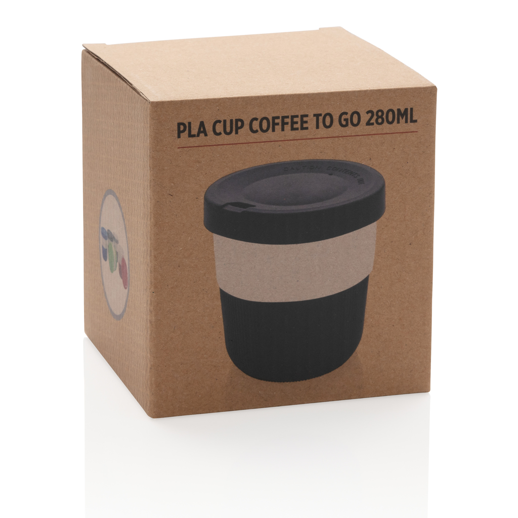 XD Collection PLA Coffee-To-Go Becher 280 ml mit Logo bedrucken XD Collection PLA Coffee-To-Go Becher 280 ml mit Logo bedrucken