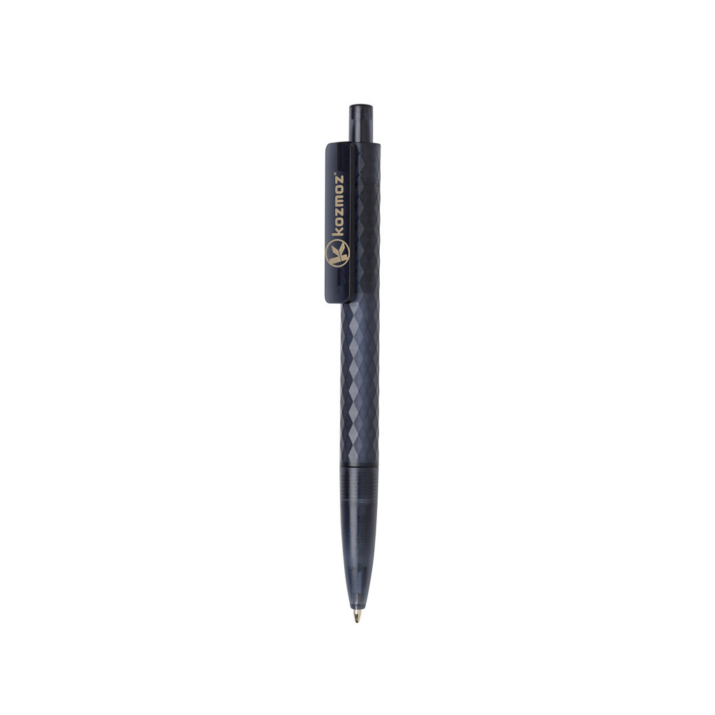 X3 Frosted-Pen aus 84% GRS-recyceltem PC, mit Logo bedruckbar