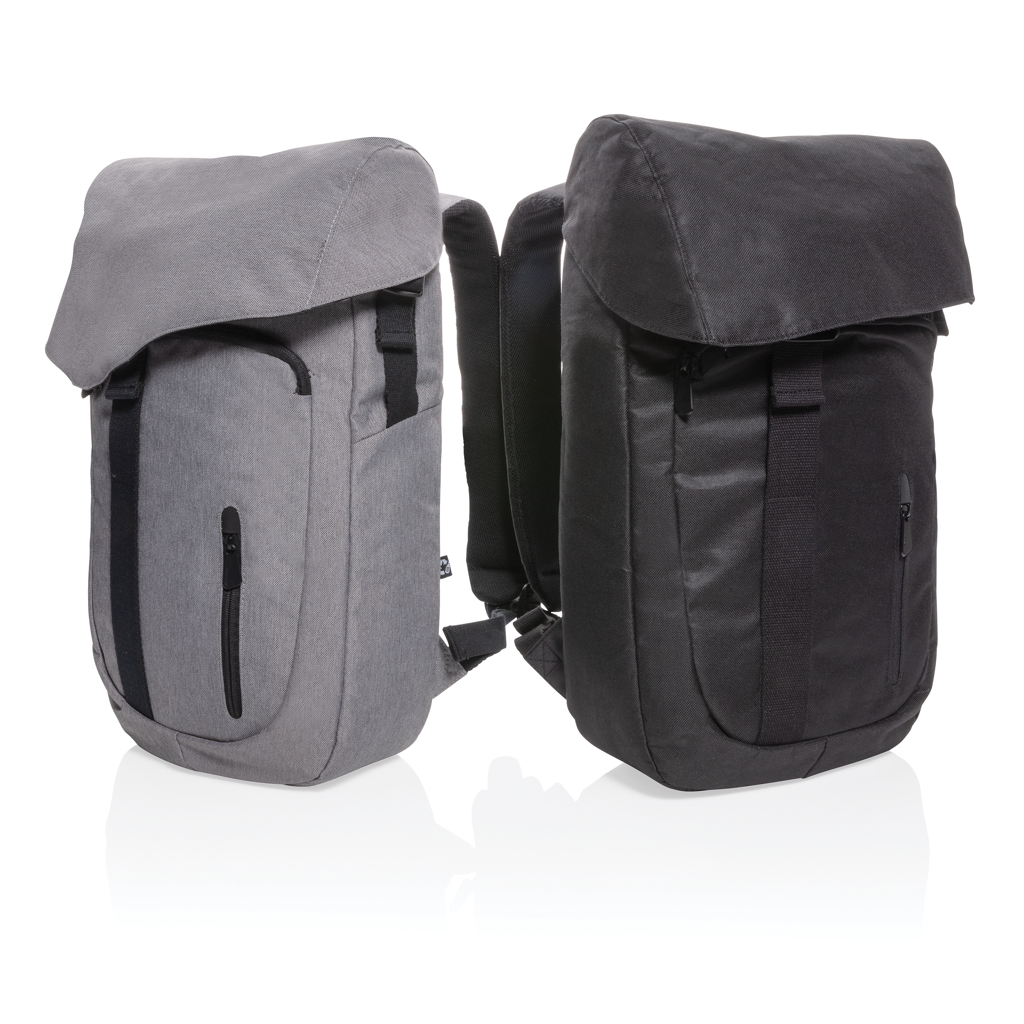 Osaka Business-Rucksack aus recyceltem rPET Grau Osaka Business-Rucksack aus recyceltem rPET Grau