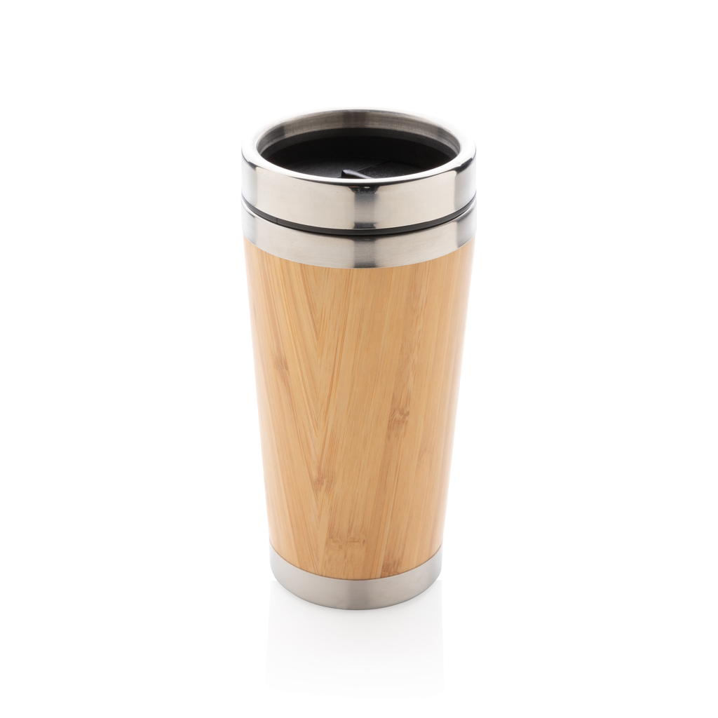 Bambus & Edelstahl 304 Thermobecher 450ml – braun Bambus & Edelstahl 304 Thermobecher 450ml – braun