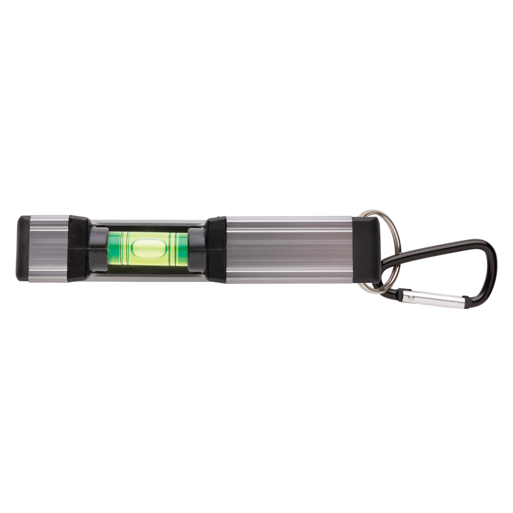 XD Collection Mini-Wasserwaage 12 cm Aluminium mit Magnet und Karabiner XD Collection Mini-Wasserwaage 12 cm Aluminium mit Magnet und Karabiner