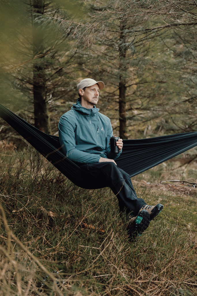 Nordic Drift Outdoor-Hängematte aus GRS-Nylon, mit Logo bedruckbar