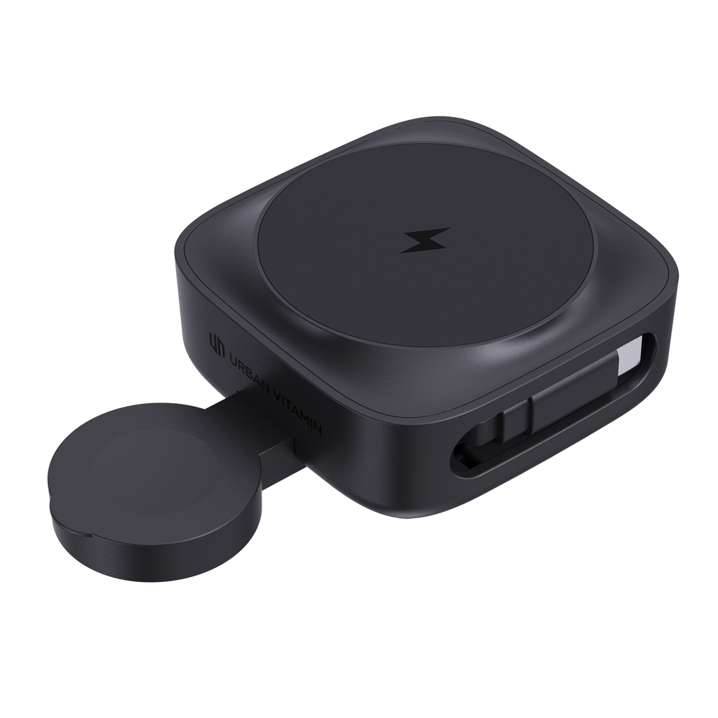 Urban Vitamin Goleta 2-in-1 Wireless Charger 15W mit Logo Urban Vitamin Goleta 2-in-1 Wireless Charger 15W mit Logo