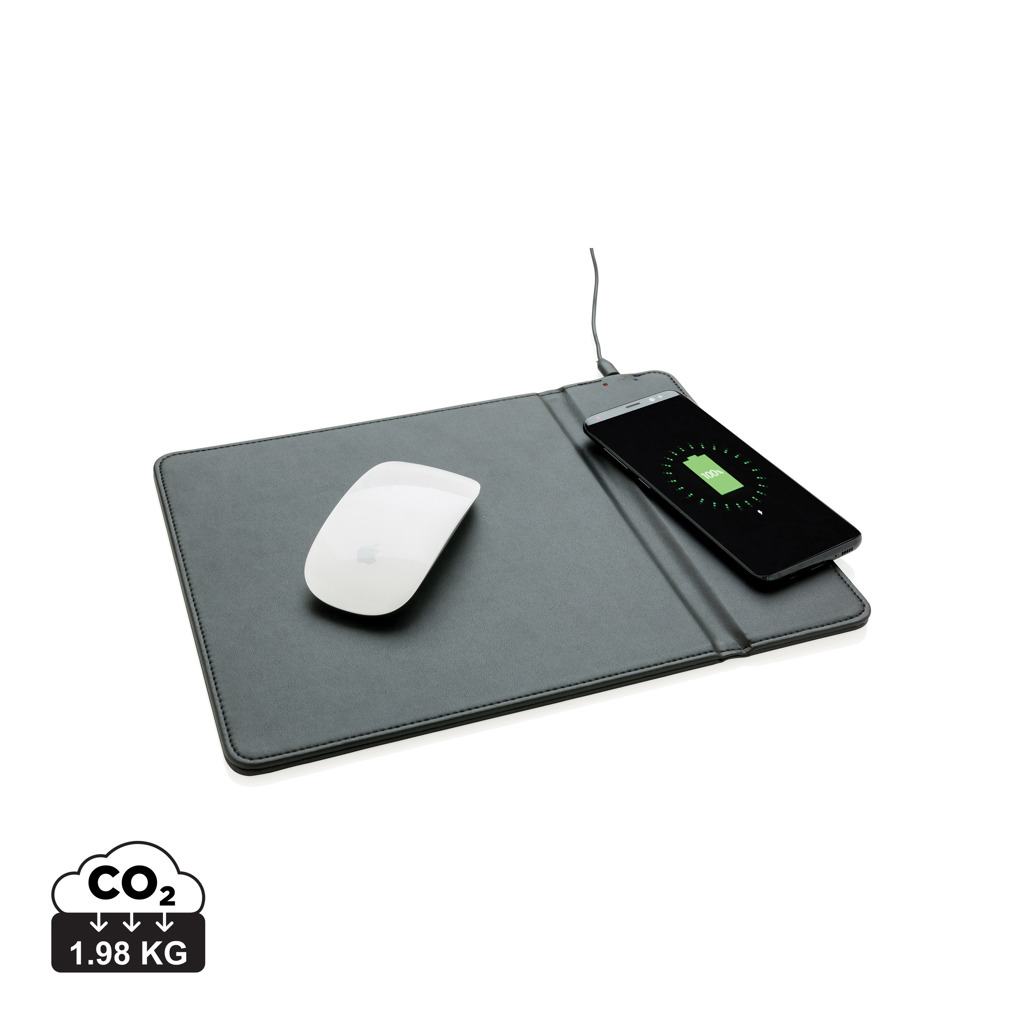 XD Collection Mousepad mit Wireless-5W-Charging und Handyhalter, Qi-kompatibel XD Collection Mousepad mit Wireless-5W-Charging und Handyhalter, Qi-kompatibel