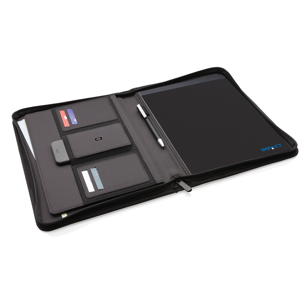 XD Xclusive Impact AWARE RPET A4 Portfolio mit Reißverschluss XD Xclusive Impact AWARE RPET A4 Portfolio mit Reißverschluss