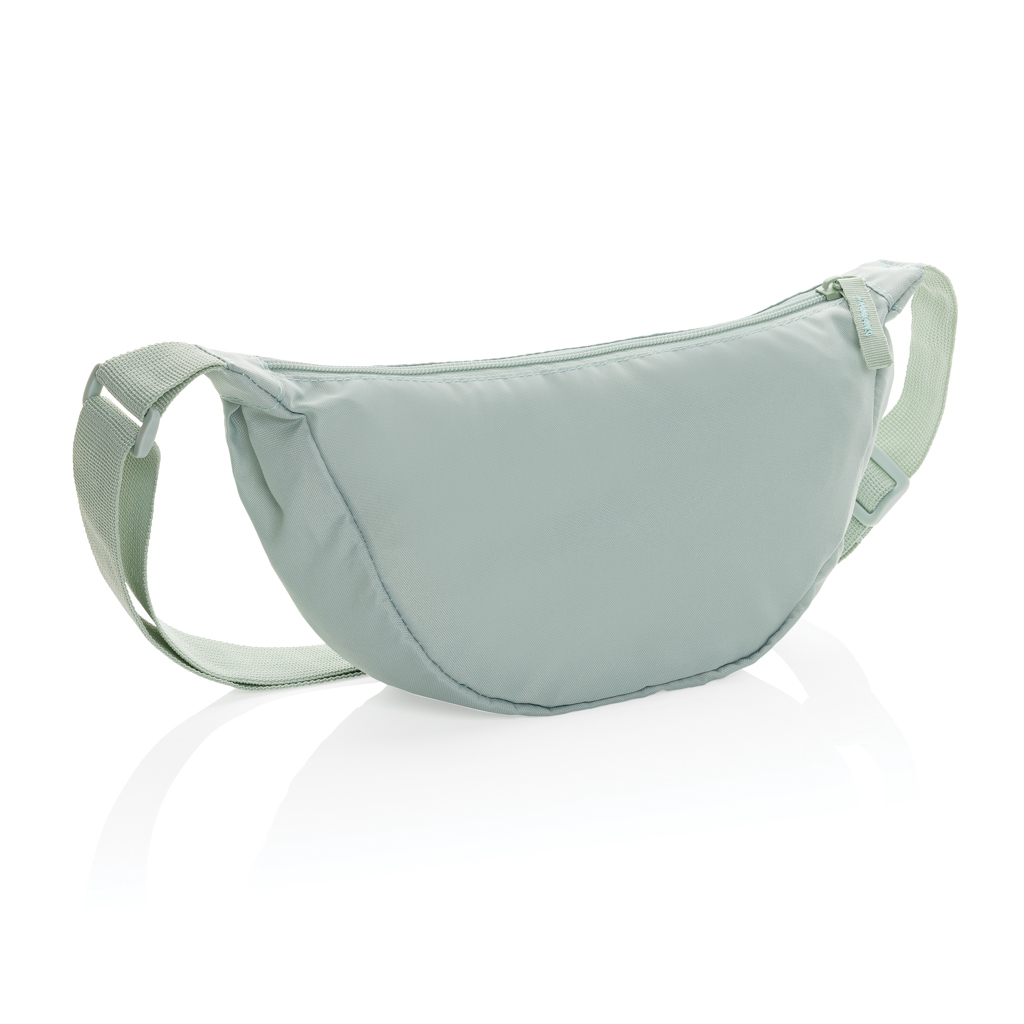 XD Collection Crescent AWARE RPET Sling-Tasche, recyceltes Polyester, bedruckbar XD Collection Crescent AWARE RPET Sling-Tasche, recyceltes Polyester, bedruckbar
