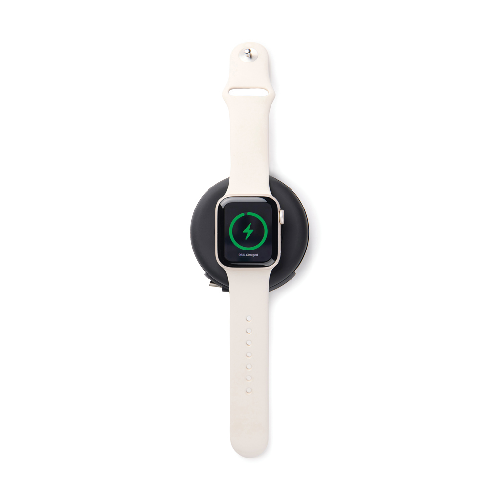 VINGA Baltimore 2-in-1 Wireless Charger 15W aus recyceltem ABS/PU VINGA Baltimore 2-in-1 Wireless Charger 15W aus recyceltem ABS/PU