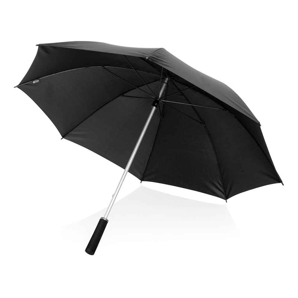 Swiss Peak Aware RPET Ultra-Light Regenschirm 25 Zoll, manuell, schwarz