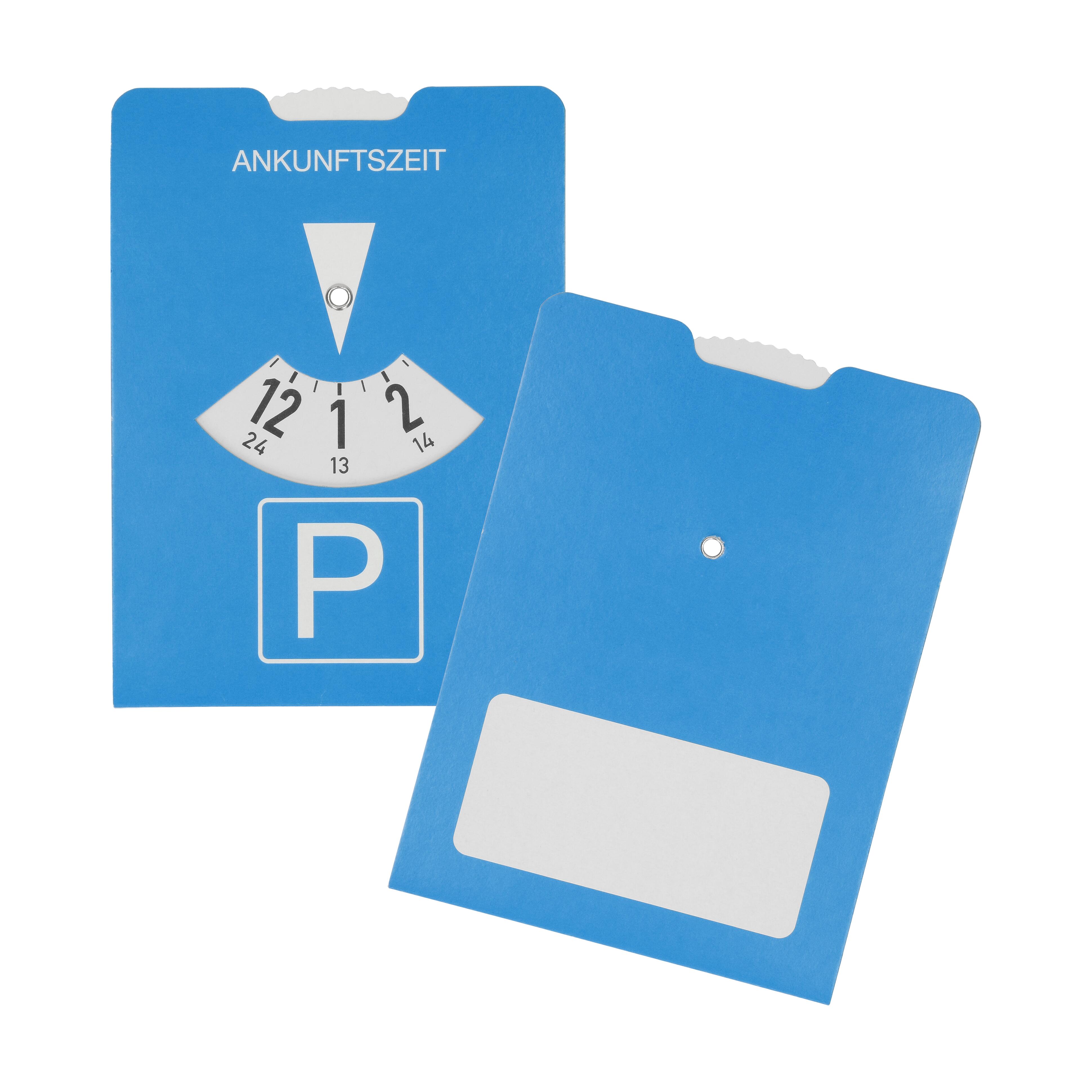 Papp-Parkscheibe "Board" – blau Papp-Parkscheibe "Board" – blau